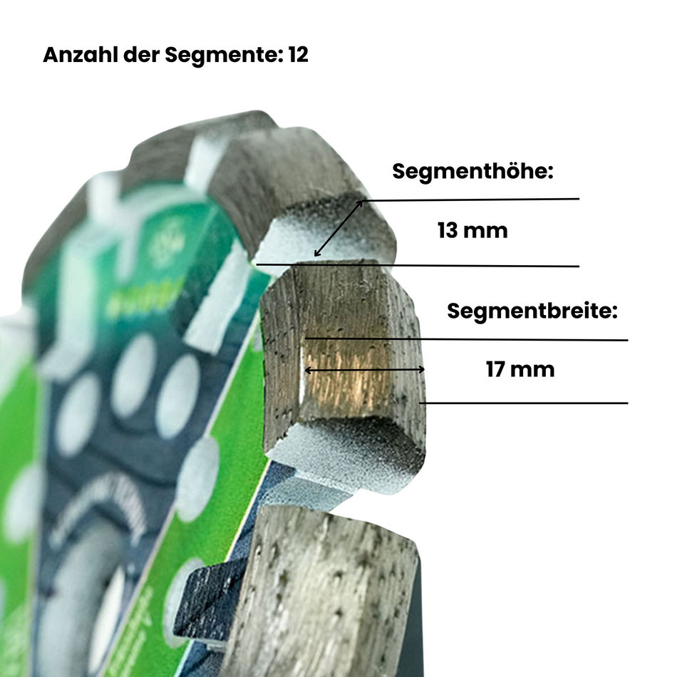 Diamantfrässcheibe Supreme-V 130x17mm HE 120