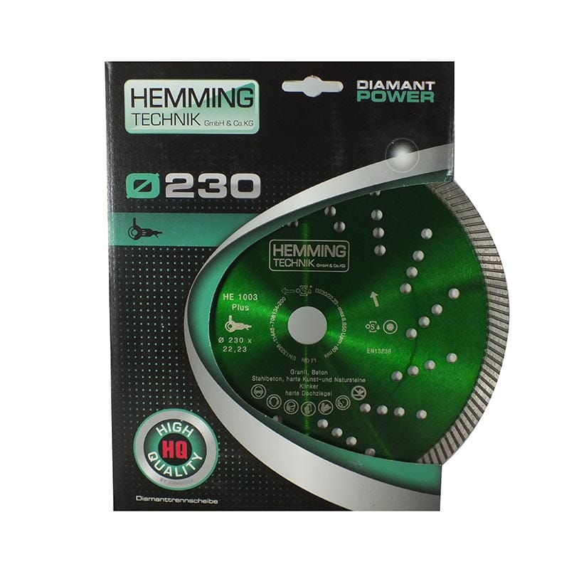 Diamant-Trennscheibe HE 1003 Beton-Trennscheiben HEMMING TECHNIK