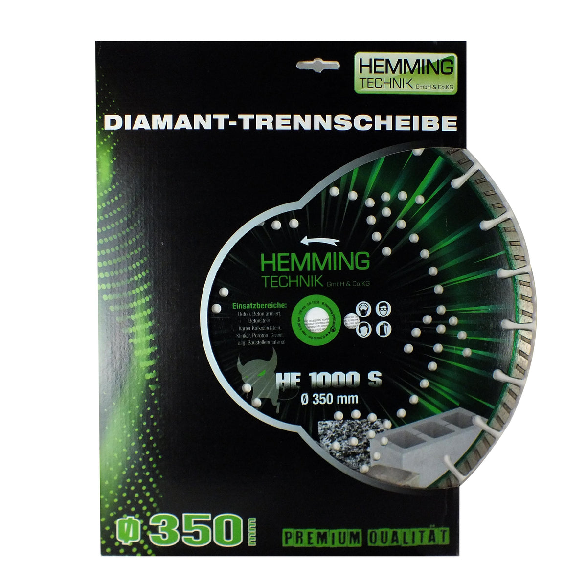Diamant-Trennscheibe HE1000S Beton-Trennscheiben HEMMING TECHNIK