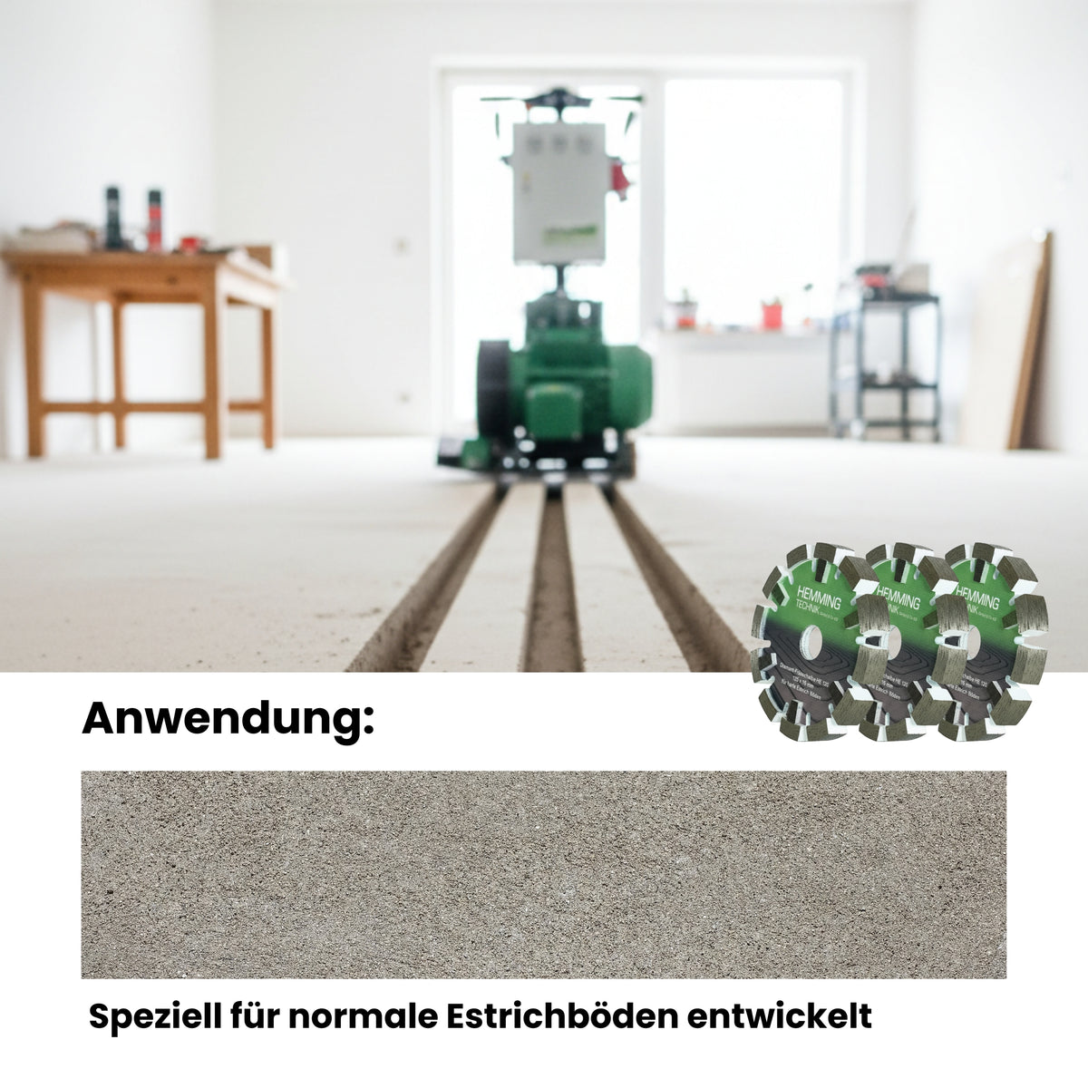 Wefaru Diamant-Frässcheibe 125x17x22,23 Mm – Für Fußbodenheizung & Harte Estriche
