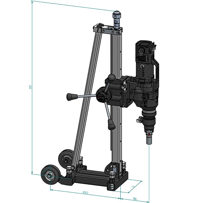 Cardi Kernbohranlage HS 300 Kernbohranlagen HEMMING TECHNIK