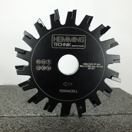 Diamant-Frässcheibe HE 120-F 120x17mm (gipsgebundene Böden) Diamant-Frässcheiben HEMMING TECHNIK