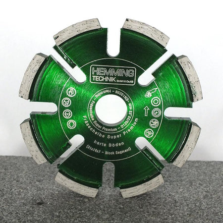 Diamant Frässcheibe Super Premium (extra harte Böden) 125x16mm Diamant-Frässcheiben HEMMING TECHNIK