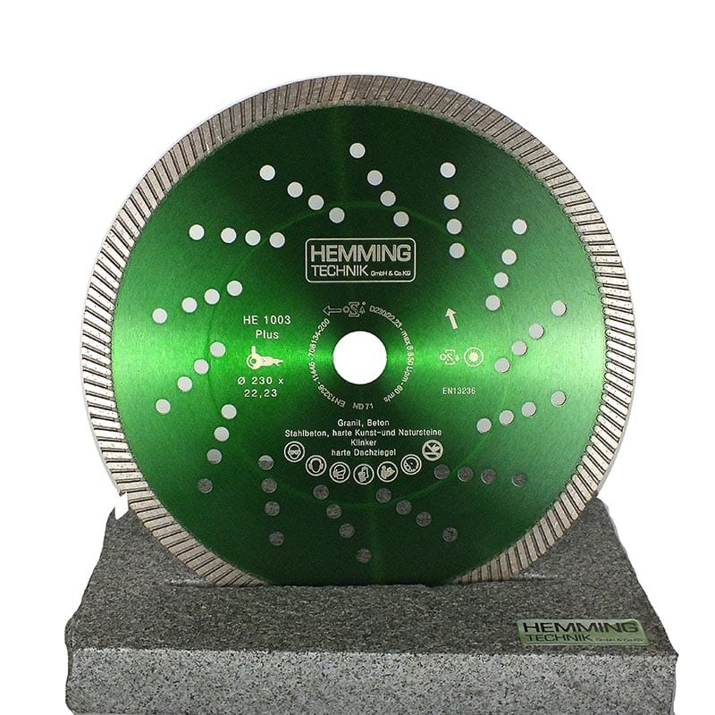 Diamant-Trennscheibe HE 1003 300 mm Beton-Trennscheiben HEMMING TECHNIK