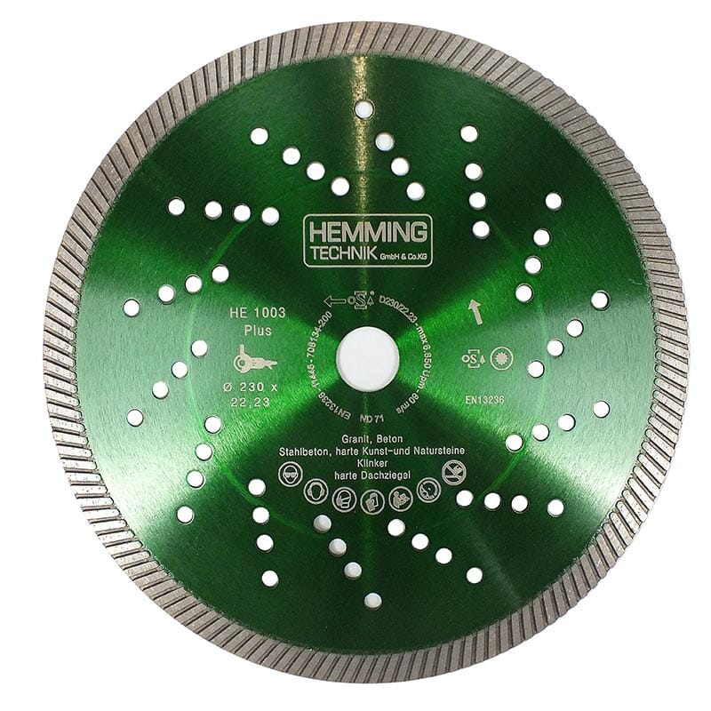 Diamant-Trennscheibe HE 1003 300 mm Beton-Trennscheiben HEMMING TECHNIK