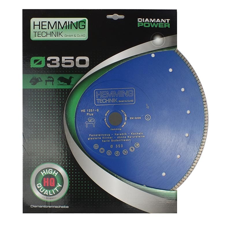 Diamant-Trennscheibe Feinsteinzeug 250 mm HE 1251-S