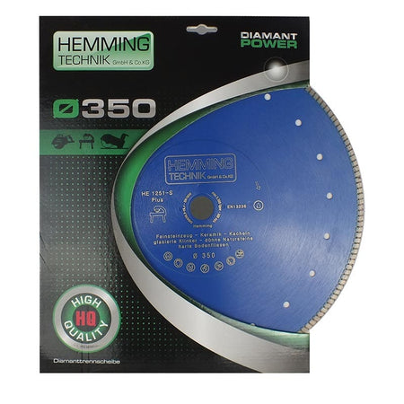 Diamant-Trennscheibe Feinsteinzeug 350 mm HE 1251-S