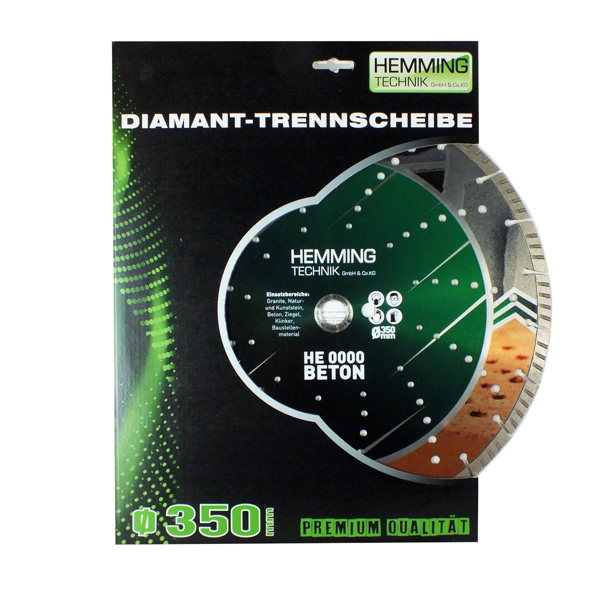 Diamant-Trennscheibe HE0000 125 mm Beton-Trennscheiben HEMMING TECHNIK