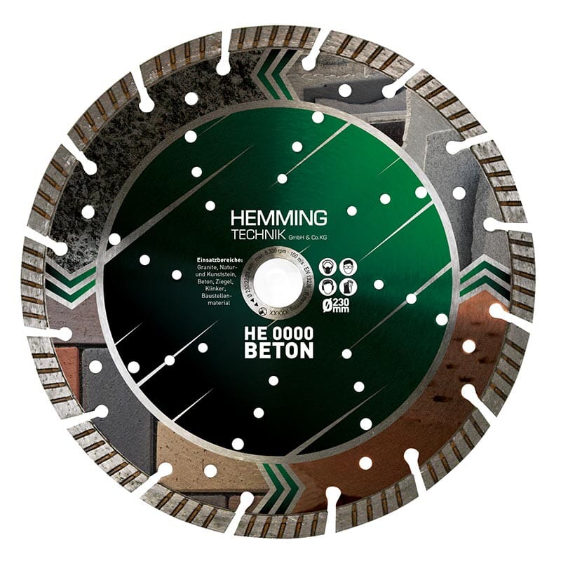 Diamant-Trennscheibe HE0000 Beton-Trennscheiben HEMMING TECHNIK