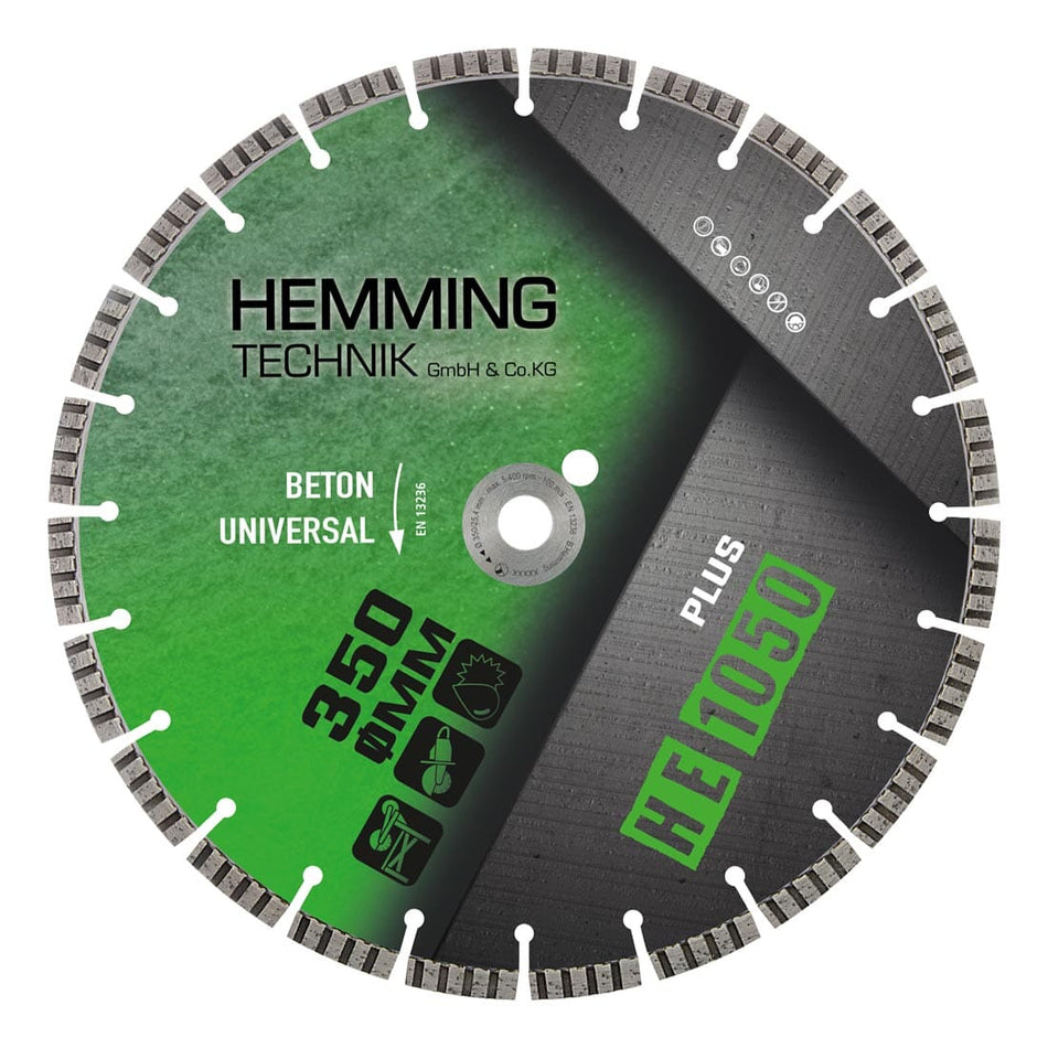 Diamant-Trennscheibe HE1050 PLUS Beton-Trennscheiben HEMMING TECHNIK
