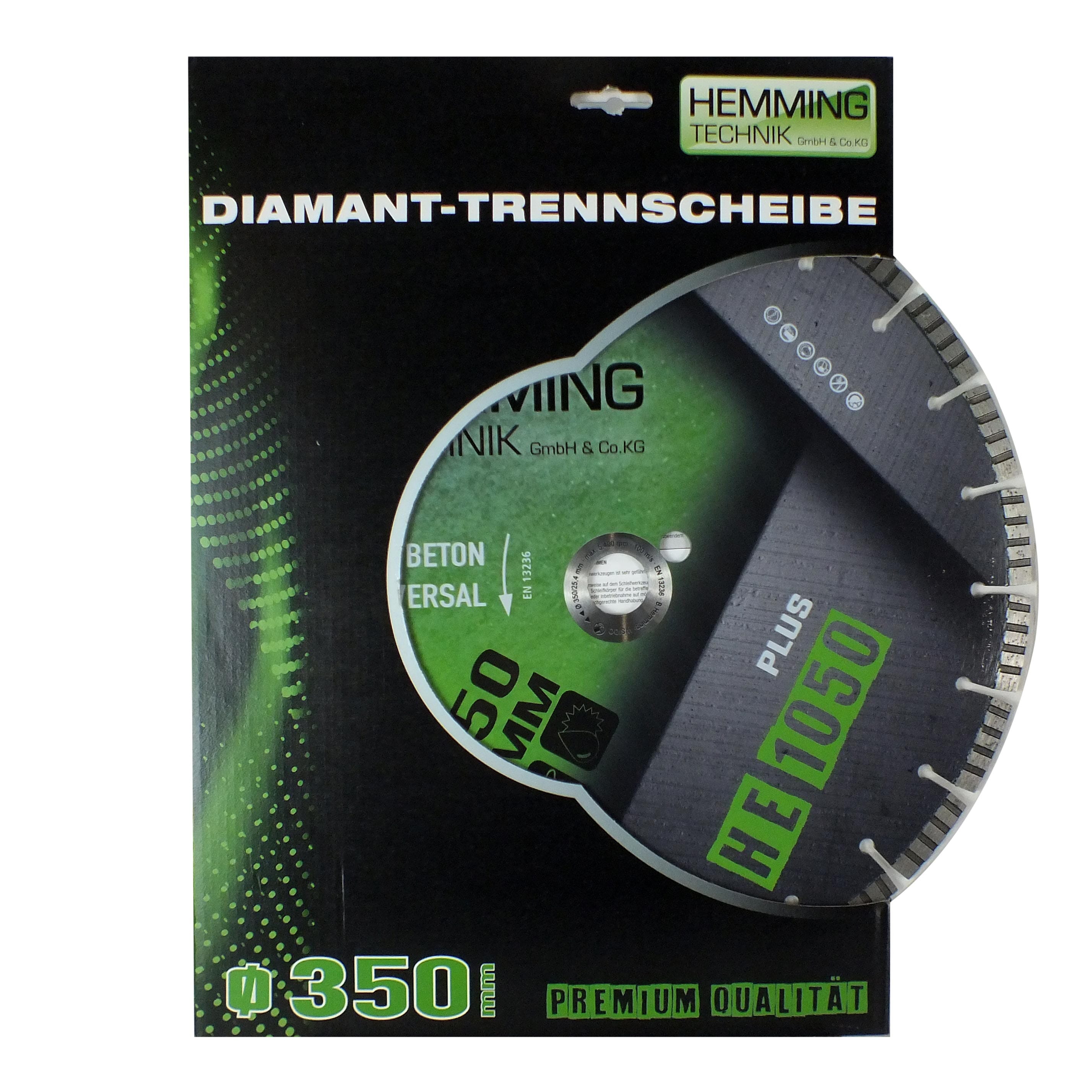 Diamant-Trennscheibe Beton 350mm HE1050 PLUS