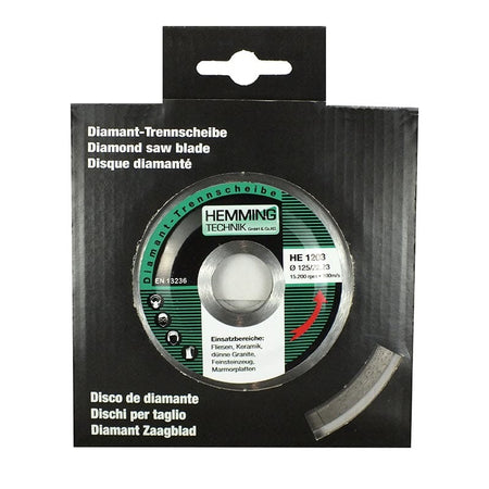 Diamant-Trennscheibe HE1203 Fliesen- & Keramik-Trennscheiben HEMMING TECHNIK