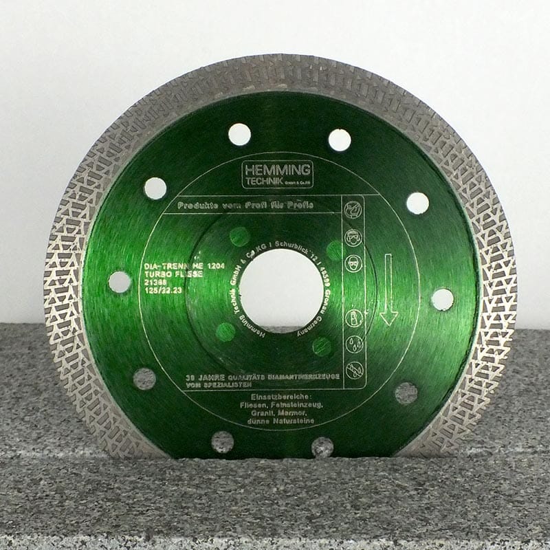 Diamant-Trennscheibe HE1204 Fliesen- & Keramik-Trennscheiben HEMMING TECHNIK