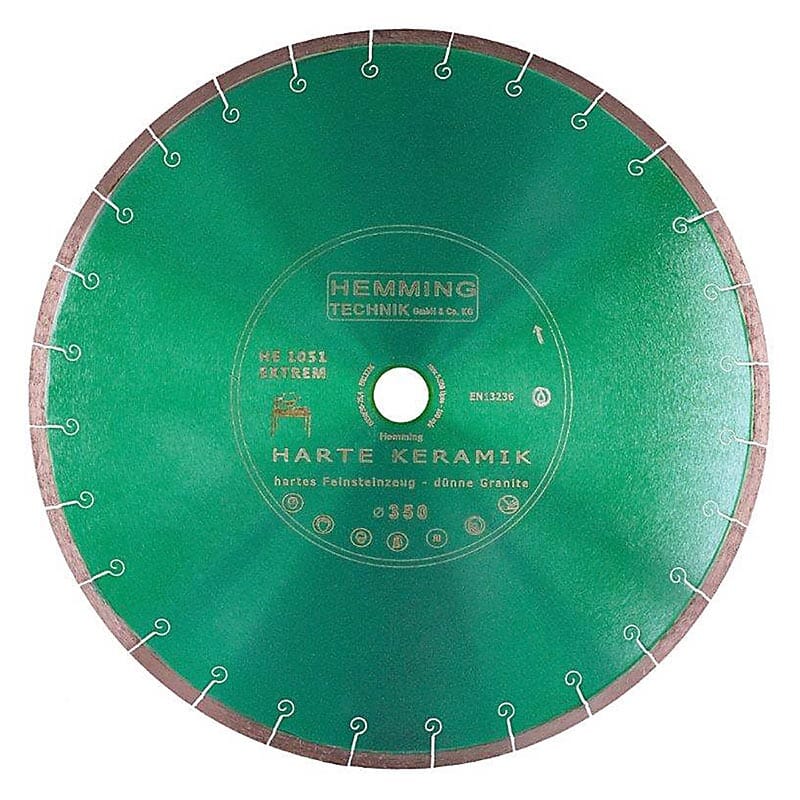 Diamant-Trennscheibe HE1251 Extrem Fliesen- & Keramik-Trennscheiben HEMMING TECHNIK