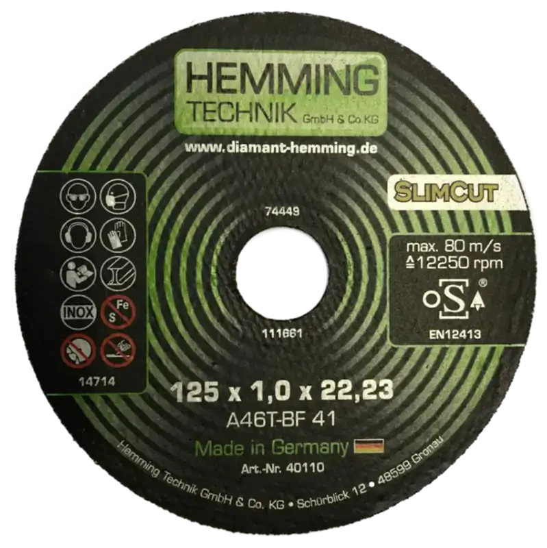 Gewebe-Trennscheibe SlimCut 125 mm – 50 Stück