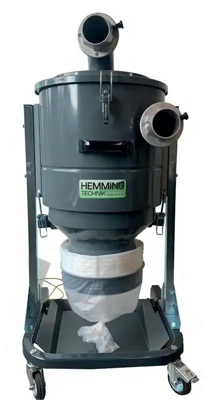 Profi Zyklon-Vorabscheider mit Longpac Absauganlagen HEMMING TECHNIK
